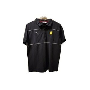 Puma X Ferrari Polo Short Black Size Medium